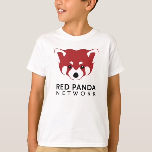 Kind van het Rode Panda-Logo T-shirt (Voorkant)