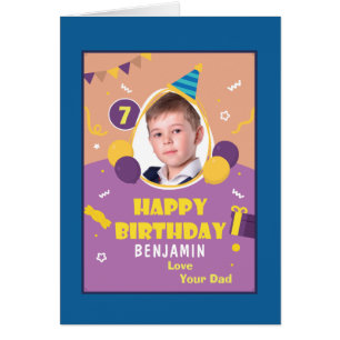 Kind van kinderen Foto Happy Birthday Personalisee