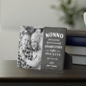 Kind van Nonno Grandfather Foto Fotoplaat