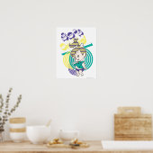 Kind van PEBBLES™ 80 Poster (Keuken)