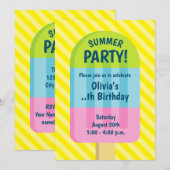 Kind van popsiroop kaart (Voorkant / Achterkant)