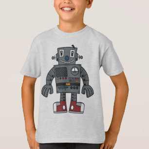 Kind van robot t-shirt