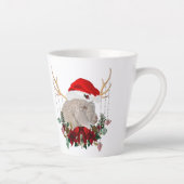 Kind van schattige kerstangorgeit latte mok (Rechts)