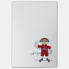 Kind van skateboard post-it® notes