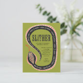 Kind van Slither Snake - uitnodiging voor het Brie (Staand voorkant)