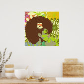 Kind van ventilator2 poster (Keuken)