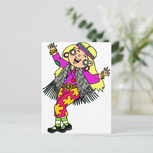 Kind van ventilator briefkaart (Staand voorkant)