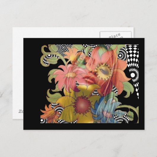 Kind van ventilator briefkaart (Voorkant / Achterkant)