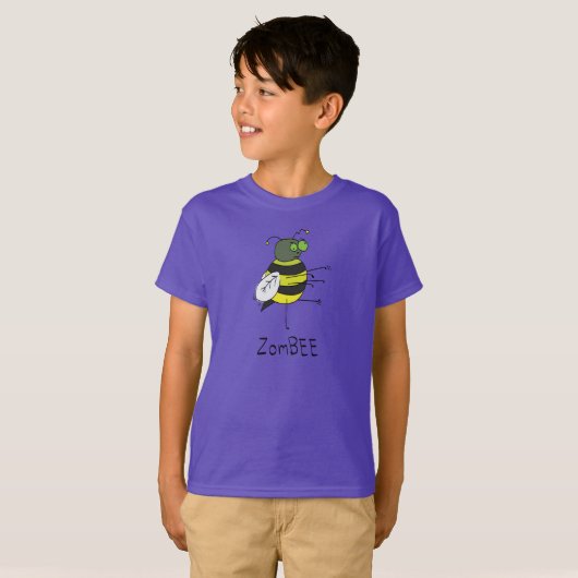 Kind van ZomBEE Zombie Bee Boy T-shirt (Voorkant volledig)