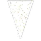 Kind Verjaardag Gouden Glitter Vlaggetjes (Tweede vlag)