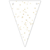 Kind Verjaardag Gouden Glitter Vlaggetjes (Eerste vlag)