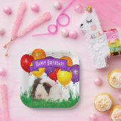 Kind Verjaardag Leuke Guinee Varken Huisdier Thema Papieren Bordje (Feest)