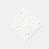 Kind Verjaardag Zilveren Glitter Papier Servet (Hoek)