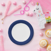 Kind verjaardagsfeestje blauw papieren bordje (Feest)