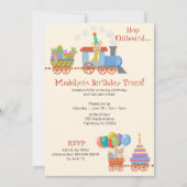 Kind Verjaardagstrein Kaart (Voorkant)