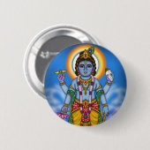 Kind Vishnu Knop Ronde Button 5,7 Cm (Voorkant /achterkant)