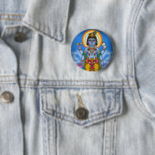 Kind Vishnu Knop Ronde Button 5,7 Cm (In situ)