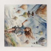 kind vliegende vliegers legpuzzel (Horizontaal)