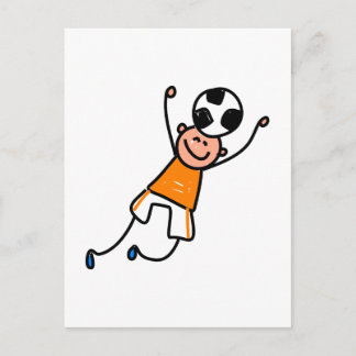 Kind Voetbal Briefkaart