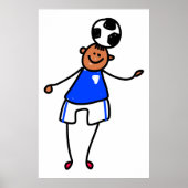 Kind Voetbal Poster (Voorkant)