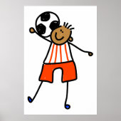 Kind Voetbal Poster (Voorkant)