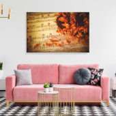 Kind voor bloeden canvas afdruk (Insitu (Woonkamer))