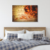 Kind voor bloeden canvas afdruk (Insitu (Slaapkamer))