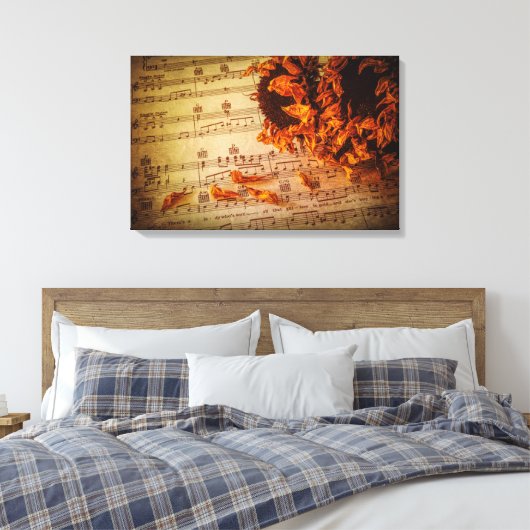 Kind voor bloeden canvas afdruk (Insitu (Slaapkamer))