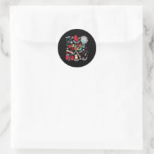 Kind voor de beoordeling van dialysetechnicus ronde sticker (Tas)