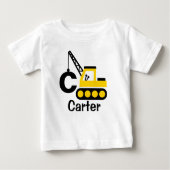 Kind voor de bouw Gepersonaliseerde T-Shirt (Voorkant)