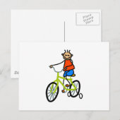 Kind voor fietsen briefkaart (Voorkant / Achterkant)