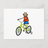 Kind voor fietsen briefkaart (Voorkant)