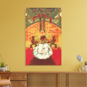 Kind voor Fireplace Canvas Afdruk (Insitu (Woonkamer))