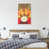 Kind voor Fireplace Canvas Afdruk (Insitu (Slaapkamer))