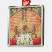 Kind voor Fireplace Metalen Ornament (Links)