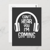 Kind voor gokverslaafde gamers Funny Gaming Headse Briefkaart (Voorkant / Achterkant)