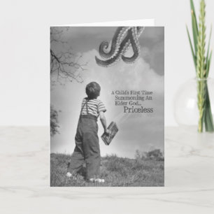 Kind voor het eerst kaart