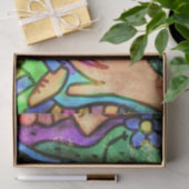 Kind voor kinderkunst tissuepapier (Geschenk)