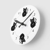 Kind voor kleine muisjes ronde klok (Hoek)