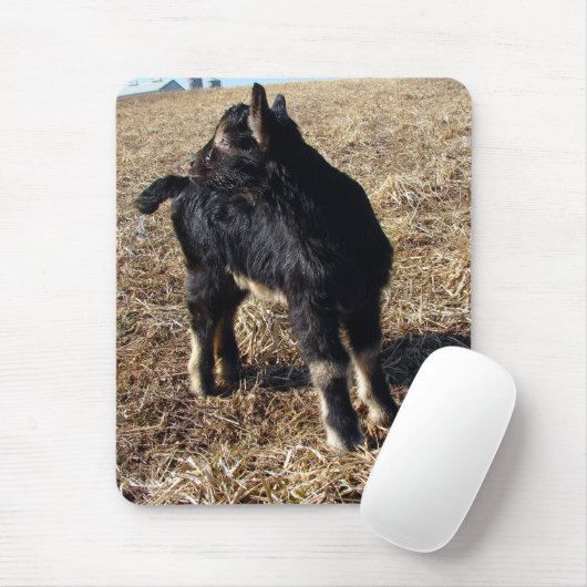 Kind voor zwart en tan muismat (Met muis)