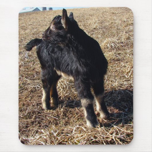 Kind voor zwart en tan muismat (Voorkant)