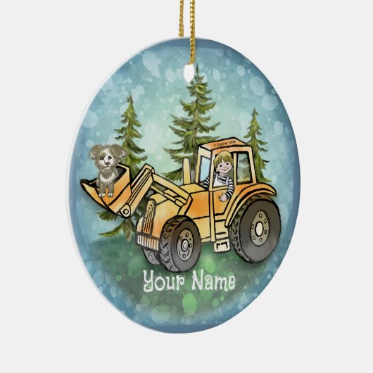 Kind voorlader keramisch ornament (Rechts)