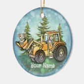 Kind voorlader keramisch ornament (Links)