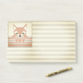 Kind, Vos, kleine Vos, kind , voor kinderen Post-it® Notes (Op bureau)