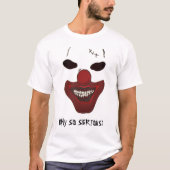 Kind Waarom zo serieus? T-shirt (Voorkant)