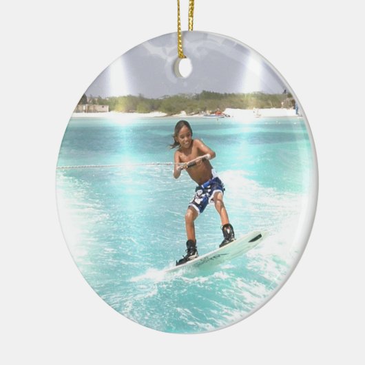 Kind Wakeboarding Ornament (Links)