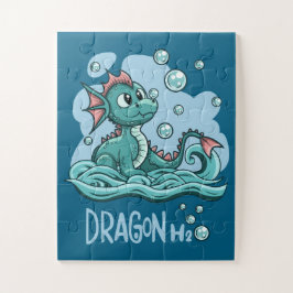 Kind Water Dragon Puzzel