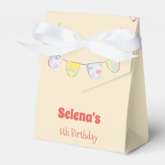 kind waterverf bosdieren bedankdoosjes (Voorkant Zijde)