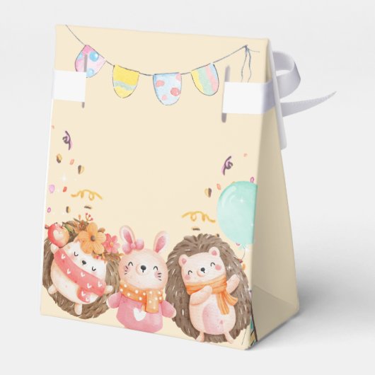 kind waterverf bosdieren bedankdoosjes (Achterkant)