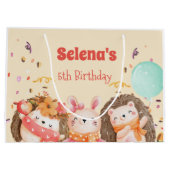 kind waterverf bosdieren groot cadeauzakje (Achterkant)